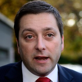 Matthew Guy as planning minister in June 2014.