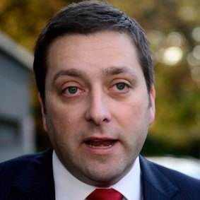 Matthew Guy as planning minister in June 2014.