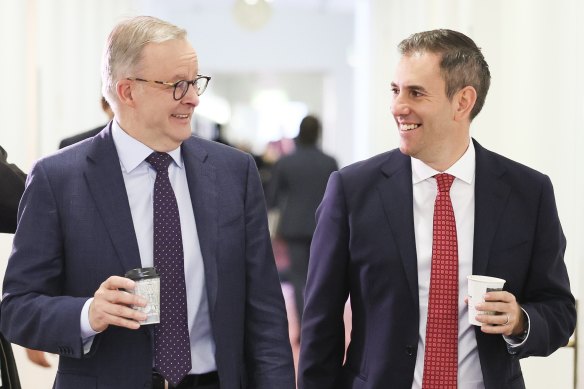 Prime Minister Anthony Albanese and Treasurer Jim Chalmers.