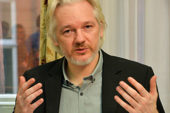 WikiLeaks founder Julian Assange in 2014.