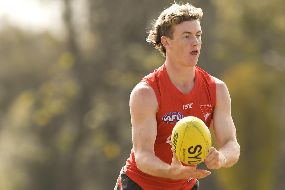 Chad Warner didn't play for the Swans in their derby win over GWS - but his efforts on the golf course suggested there was something special in the air.