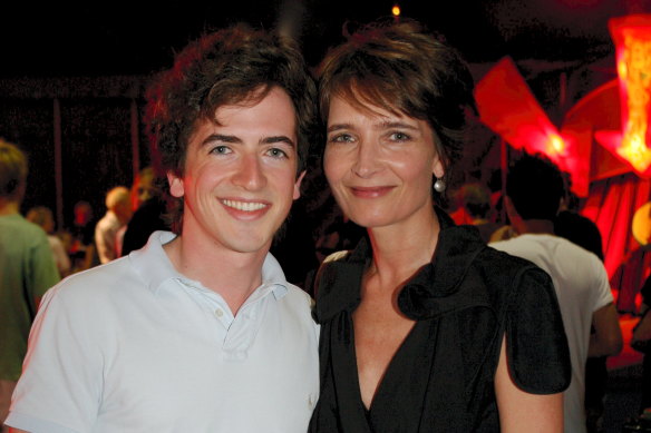 Daniel Ward with his mother, Jana Wendt, in 2009.