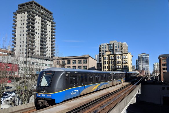 Metro Vancouver has told south-east Queensland’s mayors it plans to add extensions to three Skytrain services and double its bus links over the next decade. 