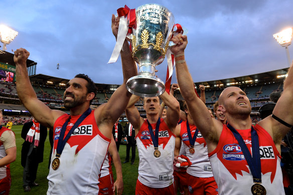 I jumped on board the Swans bandwagon when we took out the 2012 premiership.
