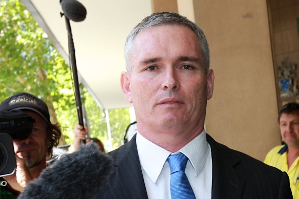 Craig Thomson, pictured in 2014, was subject to AFP raids last week.