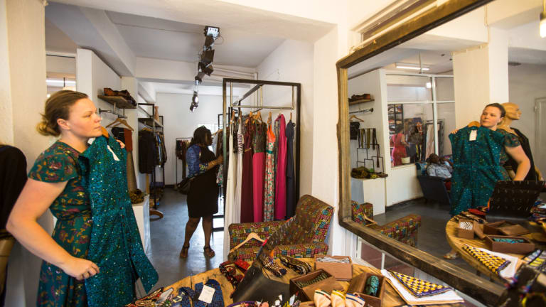 Rwanda Clothing’s “modern African” designs.