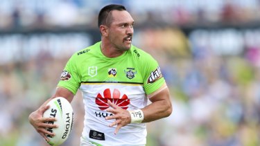 Jordan Rapana celebrated his 100th NRL game in style - with a mo and a double.