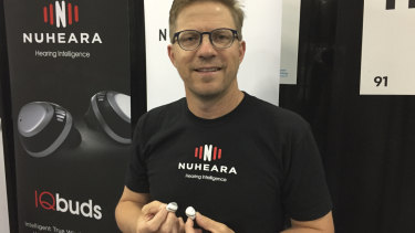 Nuheara chief executive Justin Miller: "We’re creating the market we’re selling into – this hasn't existed before."