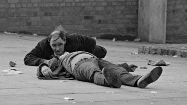 When Patrick Doherty was shot from behind by a British soldier on Bloody Sunday, Paddy Walsh bravely stayed in the open with him.