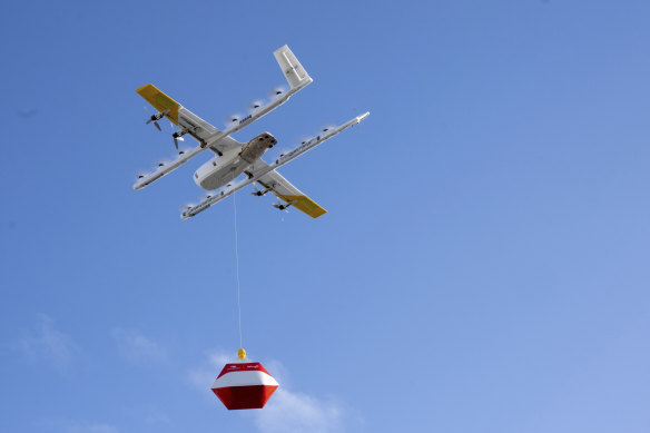 Delivery service DoorDash has begun drone deliveries from the roof of Eastland shopping centre in Ringwood.