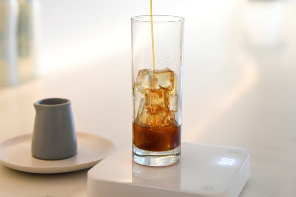 Cold brew at Industry Beans.