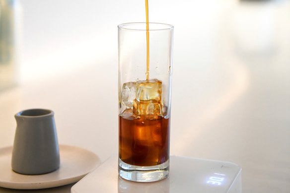 Cold brew at Industry Beans 
