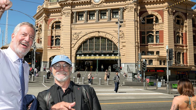 Watch out Melbourne: de Blasio, Carlos Moreno pitch Fed Square makeover