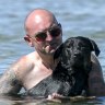 Port Melbourne beach offered Dean Edgell and his dog Daisy a reprieve on Saturday.