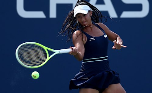 Priscilla Hon won her first grand slam match in more than five years at the US Open.