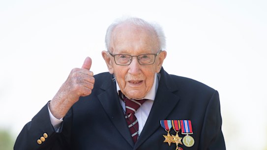 Captain Tom has received more than 125,000 birthday cards.