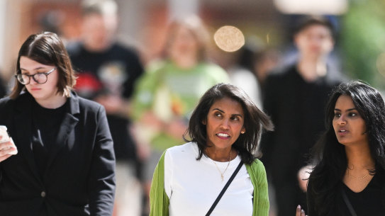 Shoppers flocked back to shopping centres in the weeks leading to Christmas.