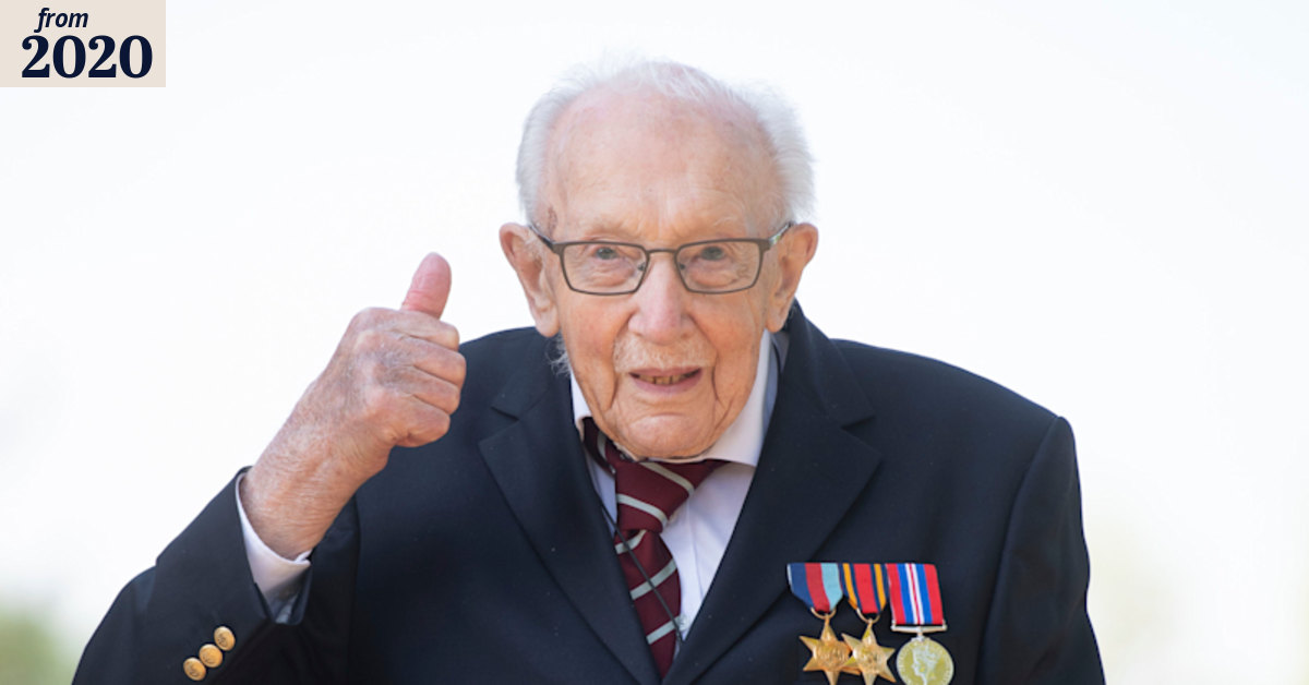 Britain's fund-raising hero promoted to 'Colonel' Tom for his 100th ...
