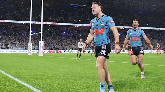 Ethan Strange scored in a near-perfect debut for NSW.