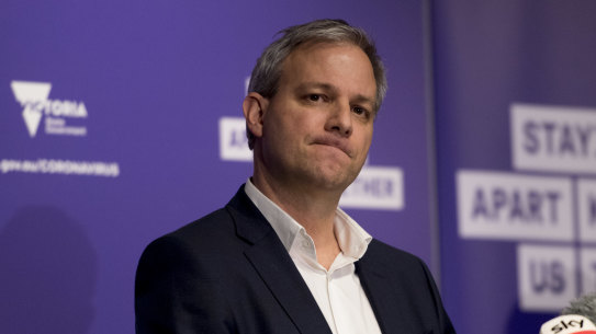 Victorian Chief Health Officer Brett Sutton has said two cases will be a sufficient reason to shut down a meatworks in the future.