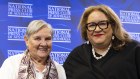 Pat Anderson (left) and Professor Megan Davis, two of the architects of the 2017 Uluru Statement from the Heart.