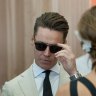 Oliver Curtis in the Myer marquee at Derby Day in Flemington. 