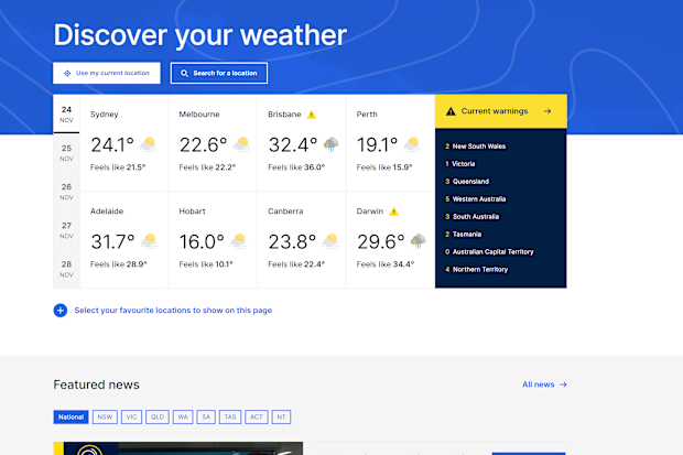 The new CEO of the Bureau of Meteorology has commissioned an independent review of the agency.