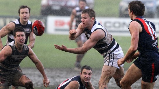 The Coburg Tigers (in red and black) were one of the clubs subject to the experiment.