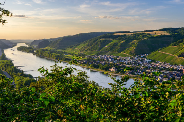 The Rhine is a highway.