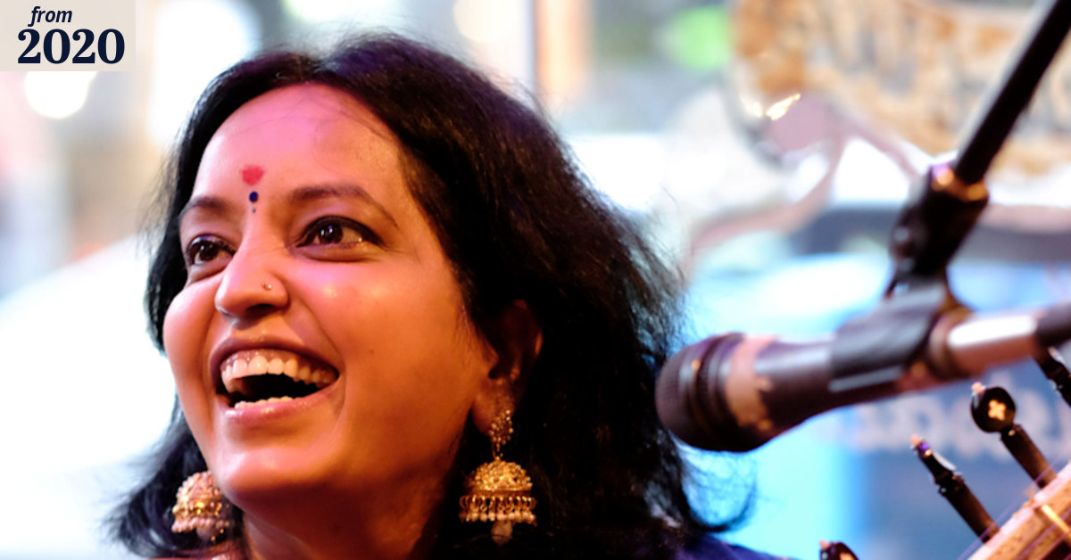 As soon as the lockdown lifted, Sarita reached for her sitar