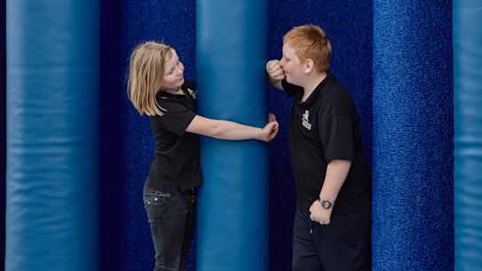 Part of the Wangaratta District Specialist School, designed by Sibling Architecture. The project was 2024 winner of the AA Social Impact Award.