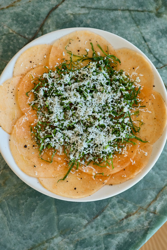 A sample of one of the dishes at Pipis.