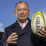 MELBOURNE, AUSTRALIA - MAY 01: Wallabies head coach Eddie Jones poses for a photograph during a Wallabies media opportunity at Melbourne Cricket Ground on May 01, 2023 in Melbourne, Australia. (Photo by Daniel Pockett/Getty Images)