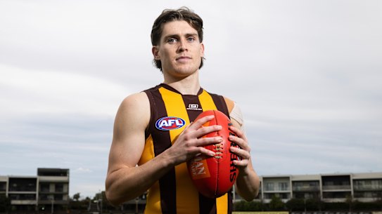 Emerging Hawthorn star Will Day.