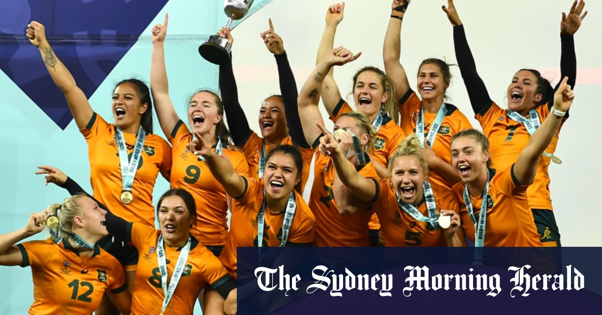 Nail-biting World Cup triumph seals ‘triple crown’ for Australian women’s sevens side
