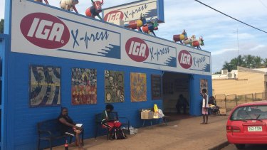 The Halls Creek IGA in WA, which struggled to source goods to supply a number of remote Aboriginal communities during the pandemic because of panic buying in the cities.