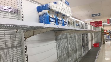 Supermarkets were forced to limit purchases of toilet paper through March. Research suggests the hoarding was driven by the personality traits of people looking for a form of safety.
