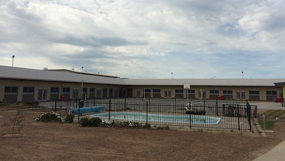 The pool at Hopkins Correctional Facility.