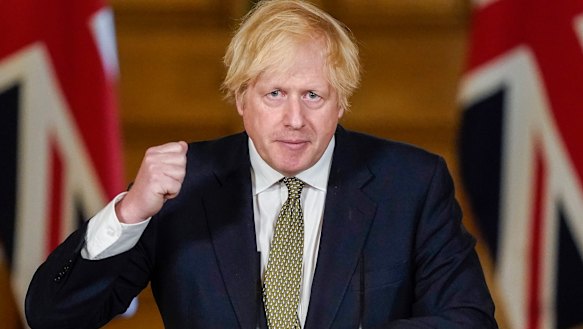 Prime Minister Boris Johnson defends Cummings during a press conference at Downing Street on Sunday.