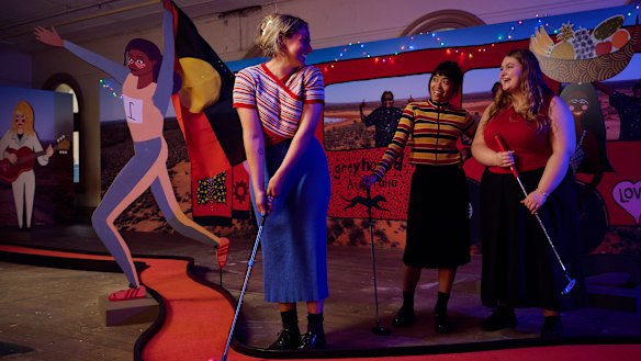 Swingers provided a free lesson in the feminist history of minigolf at Rising.