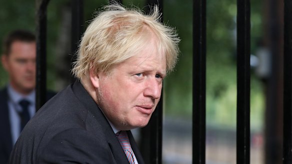 Former Foreign Secretary Boris Johnson.