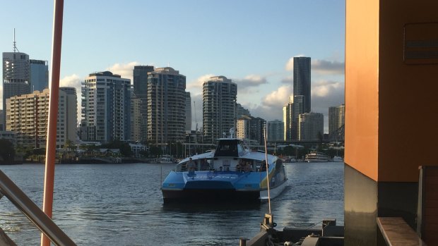 The CityCat terminal at Sydney Street, New Farm.