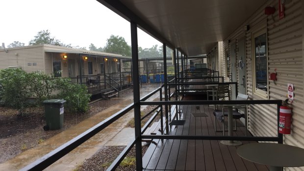 The remote Howard Springs quarantine facility outside Darwin.