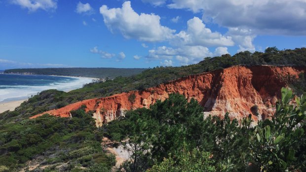 The Pinnacles rock formation in Ben Boyd National Park.