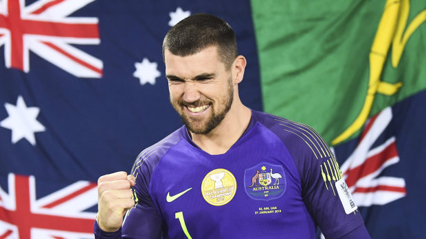 Big opportunity: Mat Ryan and the Socceroos could be playing against the best of South America in 2020.