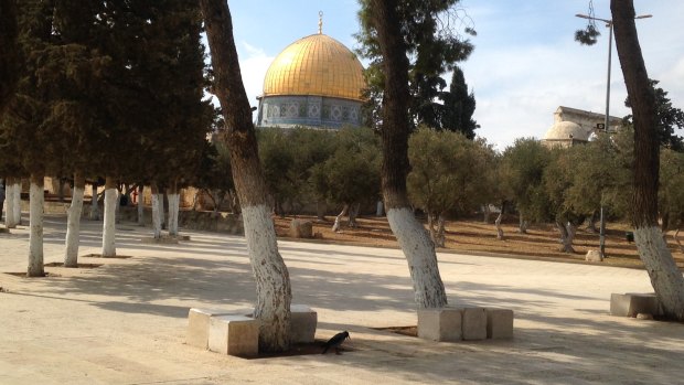 Inside the Old City: The Dome of the Rock is seen in the courtyard of al-Aqsa mosque, known to Arabs as the Noble Sanctuary and to Jews as the Temple Mount. 