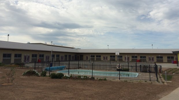 The pool at Hopkins Correctional Facility.