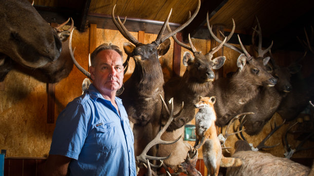 Scott Keogh has been a taxidermist for more than 30 years.