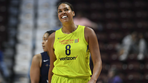 Liz Cambage's Dallas Wings are heading to the WNBA play-offs.