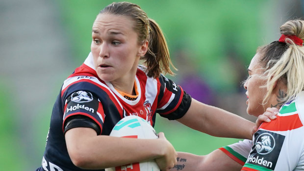 "The quality of opposition was amazing": Kirra Dibb in action against the Warriors.